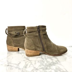 Army Green/Grey Suede Seychelles Booties